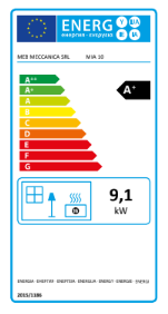 Poêle à granulés rond - 12kW - MIA