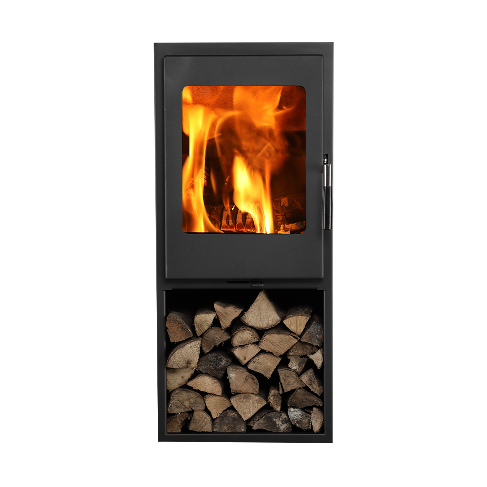 Poêle à bois étanche -Vertical 70cm 4,8kW - BARBARA