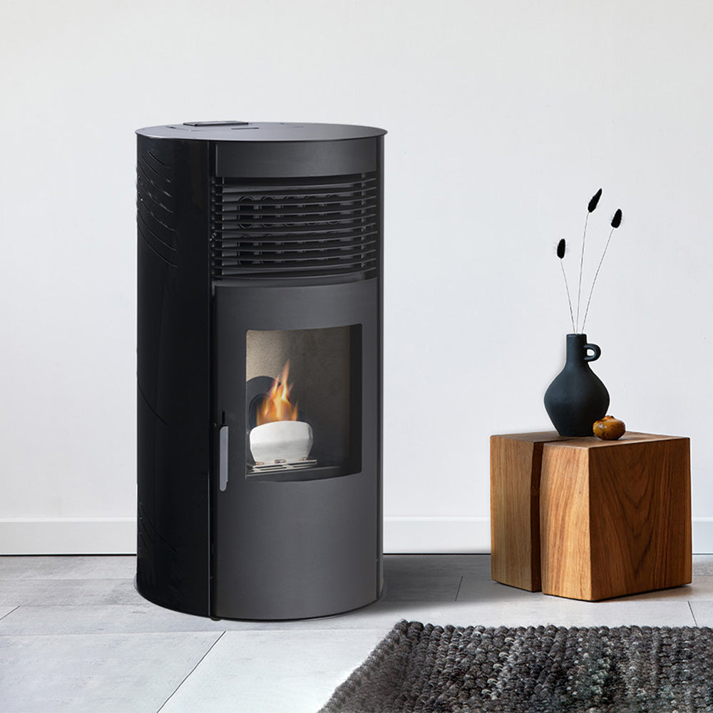 Poêle à granulés rond - 12kW - MIA